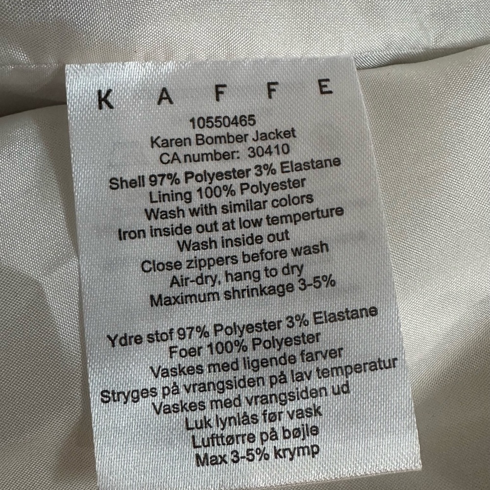 Kaffe Ladies Track Style Jacket - Picture 8 of 10